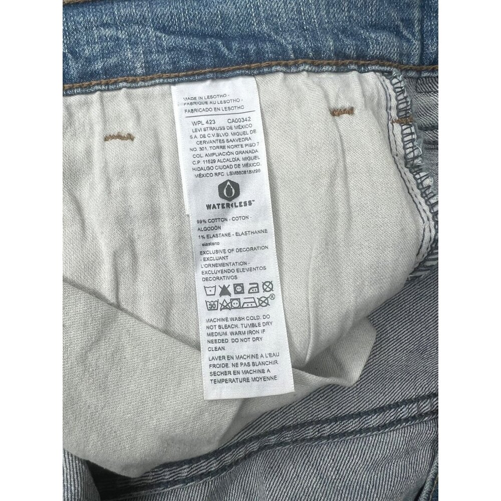 Signature Levi Strauss & Co. Mens Bootcut Jeans Blue Light Wash Denim 48/30 - Picture 13 of 13
